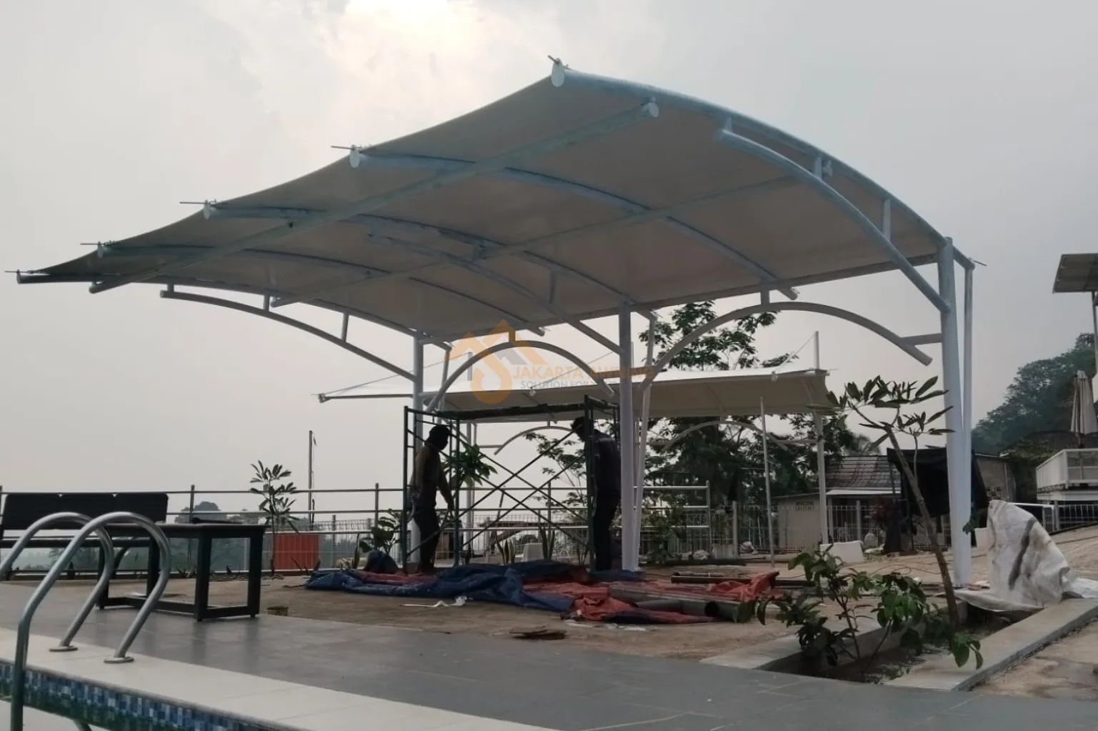 Atap Tenda Membran Depok untuk Outdoor
