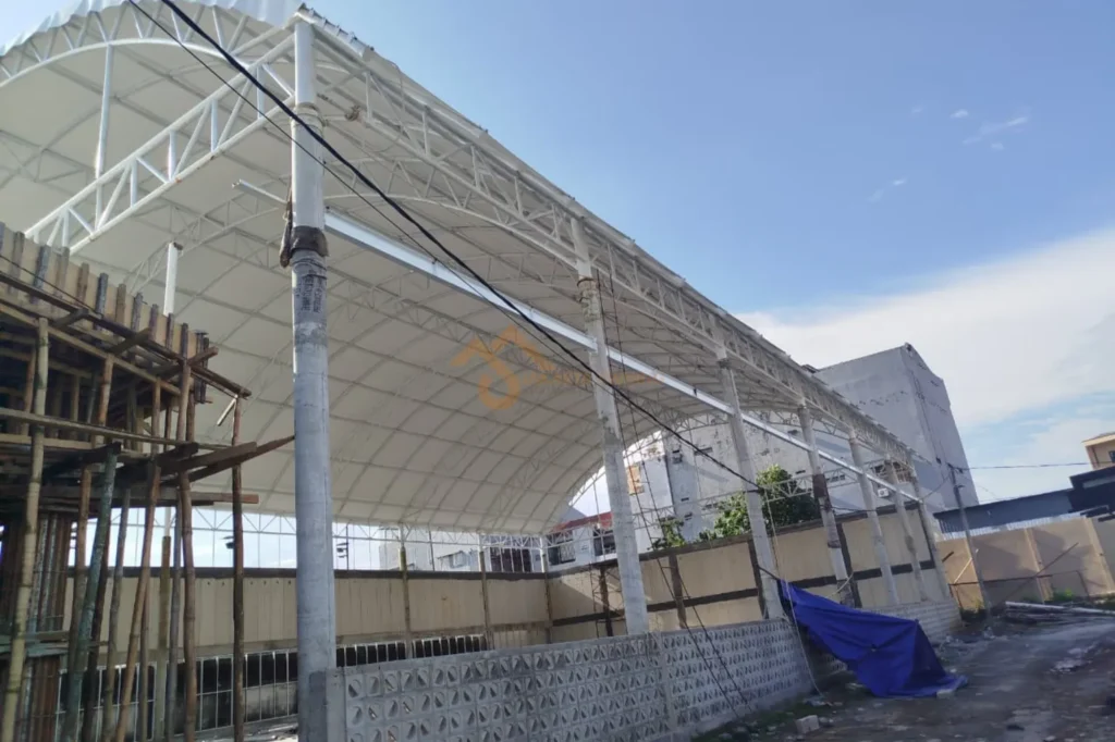 Kanopi Membran Lapangan Padel